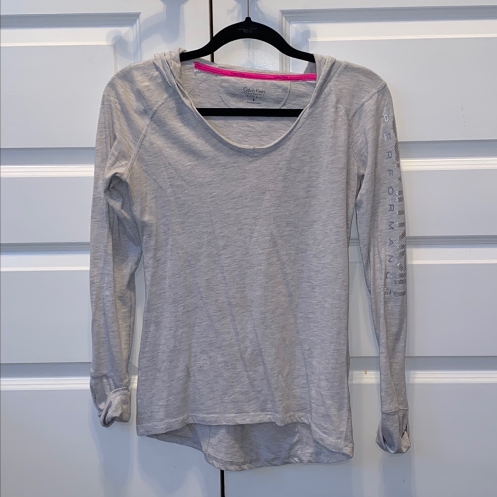 Calvin Performance Hooded Long Sleeve Small